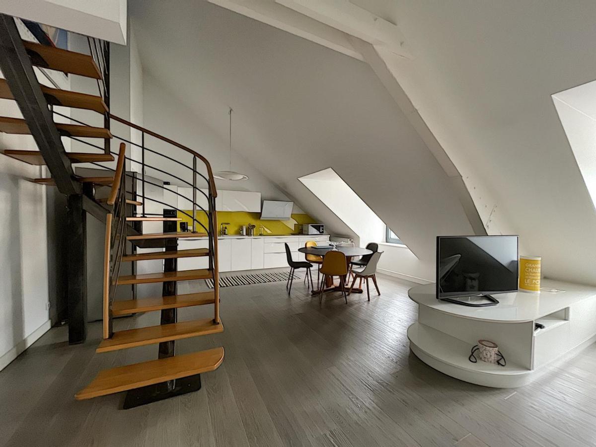 גראנוויל Duplex De Standing En Centre-Ville Avec Parking, Proche Port Et Plage - Fr-1-361-377 מראה חיצוני תמונה
